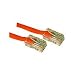 1 Ft Ethernet Network Patch Cable Cord Rj45 Cat5e Orange for Internet Routers and Gaming