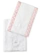 SwaddleDesigns Baby Burpies 2-pc. Set - Pink Mod Circles