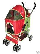 Heavy Duty Premium Red Pet Stroller