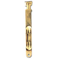 BOLTON Solid Brass Flush Bolt Comes In Bright Brass Finish by Bolton