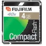 Fujifilm 4GB 40x speed 8Mb/sec Compact Flash Card