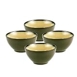Gourmet Basics by Mikasa Belmont Green Cereal Bowls, Set of 4
