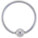 14 Gauge STEEL BCR Captive Ring 5/8 Inches 5mm