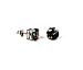 ROUND RAINBOW TOPAZ CZ EARRINGS (CASTING) - 5MM.
