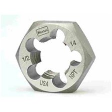 Hanson (HAN6849) High Carbon Steel Hexagon 1-7/16 Across Flat Die 9/16-18 NF