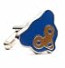 Chicago Cubs MLB Logo'd Retro Cufflinks w/Jewelry Box