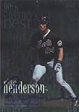 Rickey Henderson, New York Mets, 1999 Topps 20th Centurys Best Foil Autographed Card