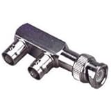 BNC Male to 2 x BNC Female Video Adapter Splitter