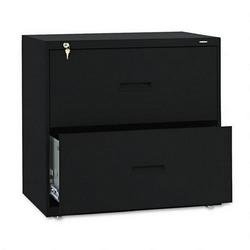 HON 432LP 400 Series 30 by 28-3/8 by 19-1/4-Inch 2-Drawer Lateral File, Black