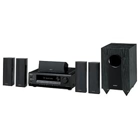 Onkyo HT-S3100 5.1 Channel Home Entertainment System (Set of Seven, Black)