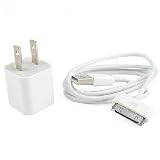 USB Wall Charger Adapter +data cable iTouch iPhone iPod