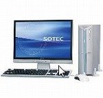 ソーテック PC STATION BJ9713PB/19WB Windows Vista Home Premium 19型W液晶セット OfficePers BJ9713PB/19WB