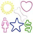 Silly Bandz Fun Shapes - 48 Pack