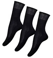 3 Pairs of Cotton Rich Ultimate Comfort Socks