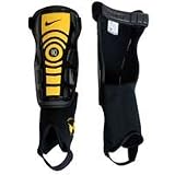Nike T90 Protegga Shield II Shinguard - Yellow/Black, Small