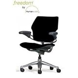 Humanscale Freedom Chair Color: Smoke, Armrests, Gel Seat, Polished Aluminum with Graphite Shell 21nPTkff1SL. SL160 Humanscale Freedom Chair Color: Smoke, Armrests, Gel Seat, Polished Aluminum with Graphite Shell