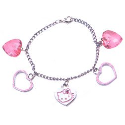 Pink Hello Kitty Charm Bracelet