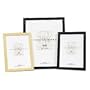 MCS Fashion Wood Bullnose Frame for a 8x10" Photograph, Black