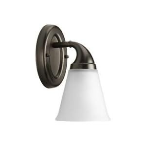 Progress Lighting P2758-74 Lahara 1-Light Bath Vanity in Venetian Bronze - P2758 by Progress Lighting