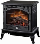 Dimplex Electraflame Lincoln Compact Free Standing Stove Heater in Black For Sale