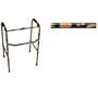 Aluminum Walker - Celestial. This fasionable walker answer to a medical necessity. It folds easily for storage. This magnific walker has a weight capacity of 250 pounds, height adjustble 34-39 inches.