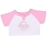 Build-A-Bear Workshop Tampa Bay Rays Pink Raglan Tee