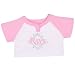 Build-A-Bear Workshop Tampa Bay Rays Pink Raglan Tee