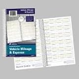 Adams Vehicle Mileage and Expense Journal Pockets, W/Pockets.