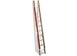 Werner D6224-2 24-Foot 300-Pound Duty Rating Fiberglass Flat D-Rung Extension Ladder