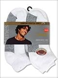 HANES COMFORT STRETCH ANKLET 4 PACK - 63/4
