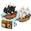 Toysmith 3D Wooden Pirate Ship Model - 2 Ship Kit
