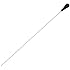 New Black ABS Handle Musical Music Conductor Baton Gift White 15inch