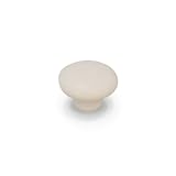 1-1/4 Dia Ceramic Knob with one 8/32 x 1 screw Finish: W