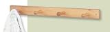 Wall Mounted 4 Peg Wood Coat Racks