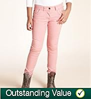 Cotton Rich Skinny Plain Jeans