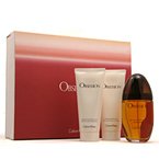 OBSESSION By Calvin Klein For Women EAU DE PARFUM SPRAY 3.4 OZ & SILKENING BODY LOTION 3.4 OZ &_ MOISTURIZING BODY WASH 3.4 OZ