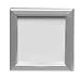 Stewart Superior Frame Aluminium with Fixings to fit Sign 100x100mm Ref 100100
