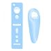 Housse Etui silicone bleu de protection pour wiimote et nunchuk
