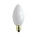 5 Watt C7 Ceramic White Replacement Light Bulb/ Christmas and Holiday Bulb