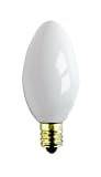 5 Watt C7 Ceramic White Replacement Light Bulb/ Christmas and Holiday Bulb