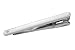 Stainless Steel Tie Pin With Cubic Zirconia Stone