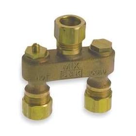 Industrial Grade 1RLU5 Anti Sweat Toilet Valve, 1/2 In, Brass