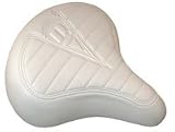 Nirve Classic Cruiser Saddle White Nirve Logo