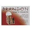 Brandon Cosmetic Organizer with 9 Compartments and Mirror #8107