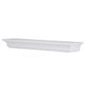 24" Classic White Wood Shelf