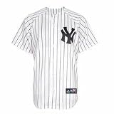 New York Yankees Youth Replica Home Majestic MLB Baseball Jersey (White / Navy)