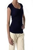 Splendid 1x1 V-Neck in Navy