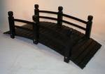 21nSf UEnDL. SL160  Black Painted Decorative Cedar Garden Bridge