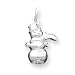 Sterling Silver Snowman Charm