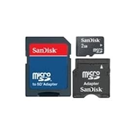 SanDisk Mobile Memory Kit - Flash memory card ( microSD to SD/mini SD adapters included ) - 2 GB - microSD